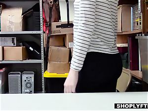 ginger-haired nubile arrested and torn up in the office