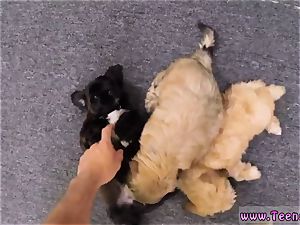 naughty cruel assfuck ravaging and gigantic white culo Puppy love